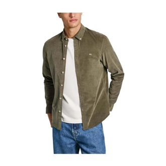 Pepe Jeans London Veelzijdig Casual Overhemd met Modern Ontwerp - Heren - Casual Overhemden - Groen - M - Katoen - Overhemden