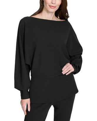 Halston Heritage Long Sleeve Dolman Blouse