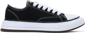 Miharayasuhiro Yucca OG Sole canvas sneakers - women - Cotton/Rubber/Fabric - 43 - Black