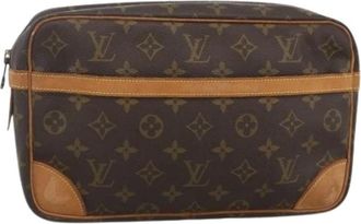 Louis Vuitton Pre-owned Clutches, female, Brown, Size: ONE SIZE Pre-owned Vintage Monogram Clutch