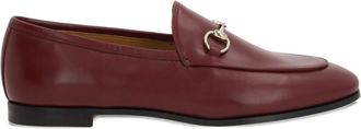 Gucci signature Horsebit detail leather loafers - women - Leather/Leather/Leather - 40 - Red