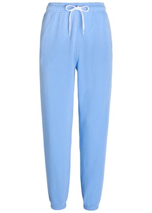 Polo Ralph Lauren Logo-embroidered Cotton-blend Sweatpants - Light Blue - S (UK8-10 / S)