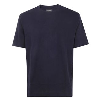 Emporio Armani Korte Mouwen T-shirt Klassieke Stijl - Heren - T-shirts - Blauw - M - Tops