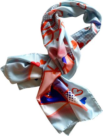 Chopard Etole Love Printed Silk Stole