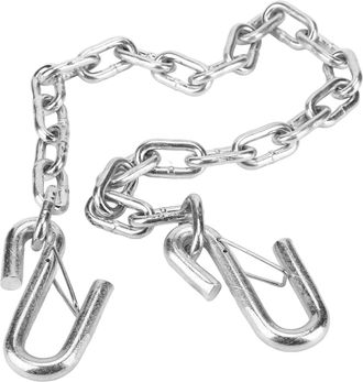 OEM Cadena De Seguridad Para Remolque, Cadena De Seguridad Para Remolque De 3500 Lb, Cables De Remolque De Acero Con Ganchos De Resorte Dobles Para Remolq