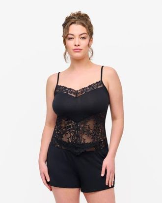 Cosabella Carmela Cami & Boxer Pj Set in Black at Nordstrom, Size X-Large