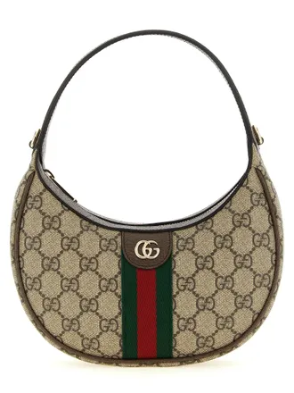 Gucci Beige Polyethylene Crossbody Womens Bag