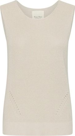Part Two Mouwloze Top - Dames - Tops zonder mouwen - Beige - M - Tops