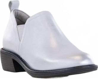Alegria Womens Merle Boot In Silver/white