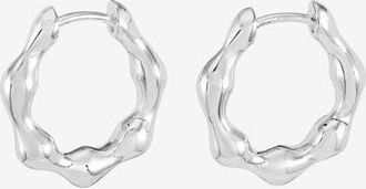 Dower & Hall Waterfall Hinged Huggie Hoops in Sterling Silver at Nordstrom