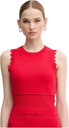 Gaud&igrave; Top senza maniche - - Tops - Donna - Rosso - L
