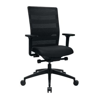 Topstar Sill&oacute;n Giratorio De Oficina Con Tecnolog&iacute;a S&iacute;ncrona Negro 450-570mm M.reposabrazos Trgf.110kg