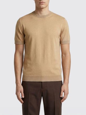 Zanone Linen and Cotton Crew Neck Pullover