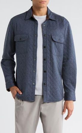 Vintage 1946 Quilted Shirt Jacket in Navy Heather at Nordstrom Rack, Size Xx-Large