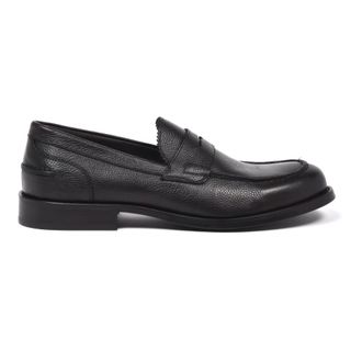 Baldinini Gekreukt Leren Loafer - Heren - Schoenen - Bruin - Maat: 45 EU Leer
