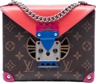 Louis Vuitton Pre-owned Pochette Tribal Mask PM - - Pre-owned - Donna - Marrone - ONE SIZE