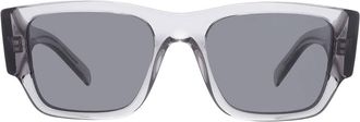Prada Dark Grey Square Mens Sunglasses PR 10ZS 16Z70B 54