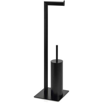 Andrea House Ba18073 Soporte Papel Escobillero Metal Negro - Ref: Ba18073 - Andrea House