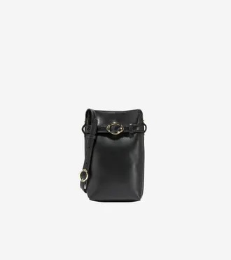 Cole Haan Womens Alexandria Phone Case Pouch - Black