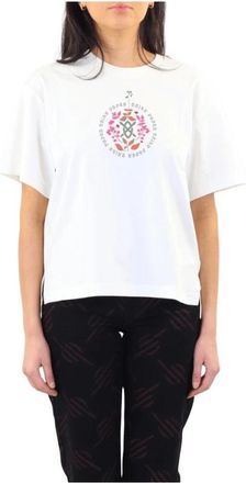 Daily Paper Clothing Piuza Korte Mouw T-Shirt - Dames - T-shirts - Wit - XS - Tops
