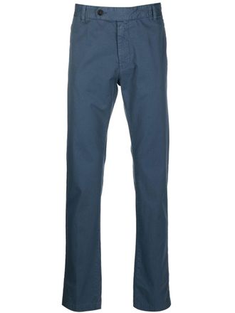 Massimo Alba off-centre button chinos - Blue