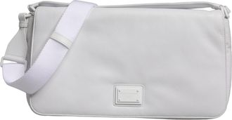 Dolce & Gabbana White Logo Plaque Crossbody Shoulder Borse Women Womens Bag