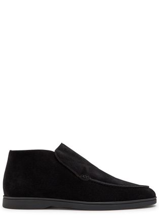 Aur&eacute;lien City Suede Loafers - Black - 10 (IT44 / UK10)