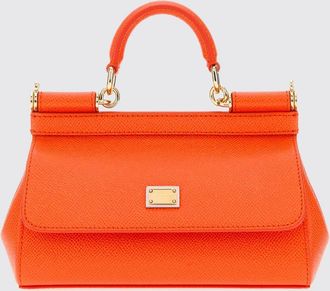 Dolce & Gabbana Mini borsa a mano Sicily in pelle di vitello a grana