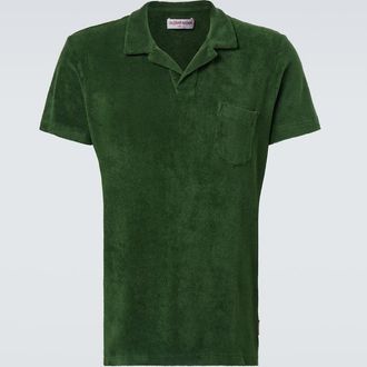 Orlebar Brown Polo in spugna di cotone