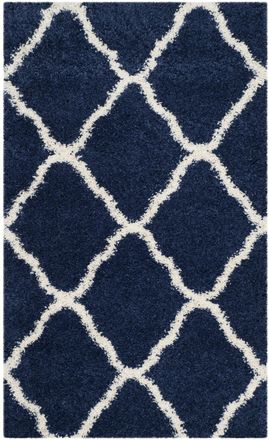 Safavieh Alfombra azul marino/marfil 122 x 183 cm