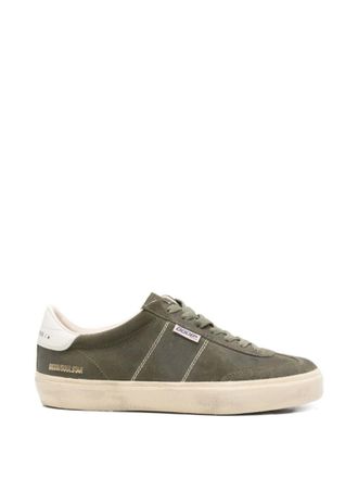 Golden Goose Green Lace Up Sneakers