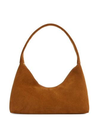 Mansur Gavriel Candy shoulder bag - women - Calf Suede - One Size - Brown
