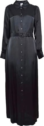 Aspesi Blousejurk met ceintuur - Zwart