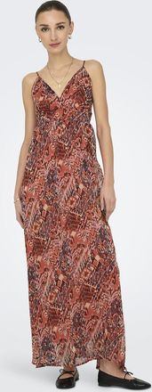 Only Lange jurk met schouderbandjes