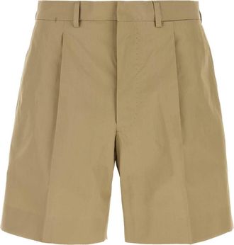 Prada Khaki Poplin Bermuda Shorts