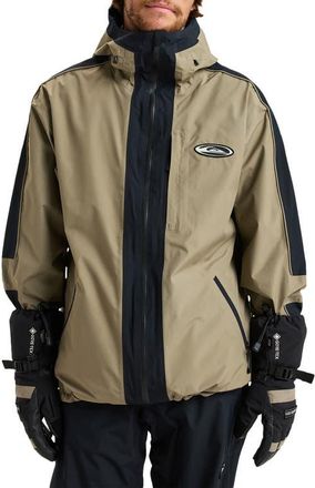 Quiksilver High Altitude Gore-Tex Waterproof Jacket in Fallen Rock at Nordstrom, Size X-Large
