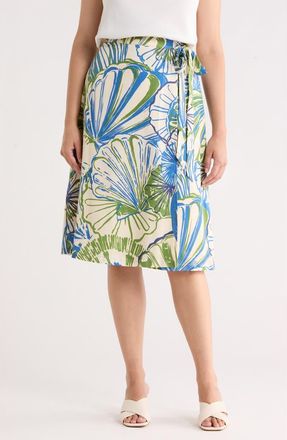 Tori Richard Sunrise Jacque Wrap Skirt in French Blue at Nordstrom Rack, Size Xx-Small Regular