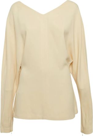 Stella McCartney V-neck long-sleeved top - Neutrals