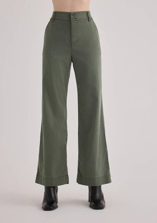 Bella Dahl Sydney Wide Leg Pant In Fernwood