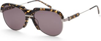 Calvin Klein NYC Mens 56 mm Brown Sunglasses