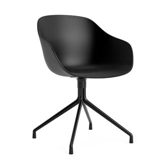 HAY About A Chair AAC 220, black 2.0 (Filzgleiter)