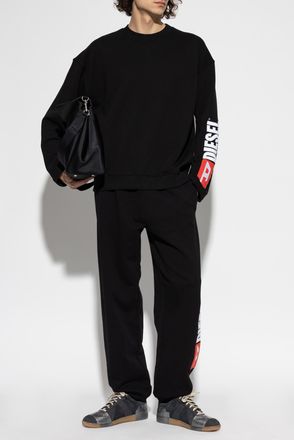Diesel Sweatshirt S-BOXT-NC-DIV, Mens, Black
