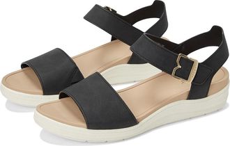 Dr. Scholls Time Sky Womens Wedge Shoes Black Smooth : 6.5 M, Canvas/Textile