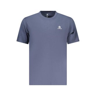 Converse Blauw Katoenen T-shirt voor Mannen