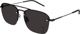 Saint Laurent Sunglasses, unisex, Black, Size: 59 MM Stylish Sunglasses for Your Look