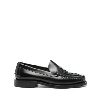 Hereu Loafers, male, Black, Size: 11 US Nombela Interwoven Slip-on Loafer