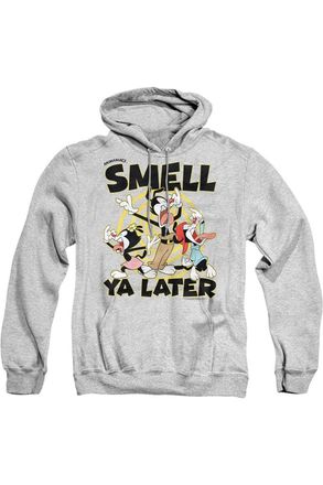Gildan Animaniacs Smell Ya Later Adult Pull Over Hoodie / Hooded Sweatshirt