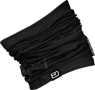Ortovox 120 Tec Logo Neckwarmer Schlauchschal - Unisex | schwarz