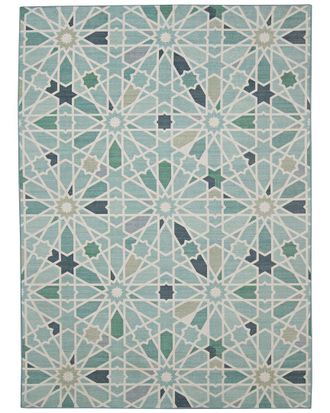 Linon Outdoor Washable Deltona Rug