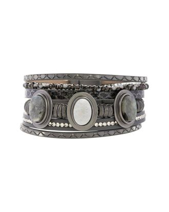 Saachi Saachi Stone Triplicity Bracelet